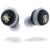 Guess słuchawki Bluetooth GUTWSJ144ESK   TWS + stacja dokująca czarny/black Iridescent 4G Printed Logo